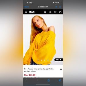 Free people sweater. Brans new still has the tags. Size L